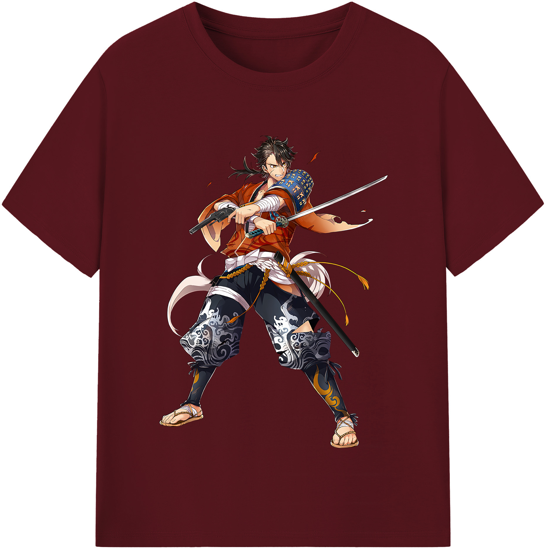 （画像用） 刀剣乱舞 Touken Ranbu 綿100％半袖Tシャツ（フロントプリント）